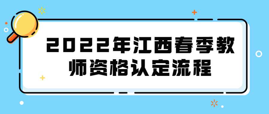 2022年江西春季教師資格認定流程